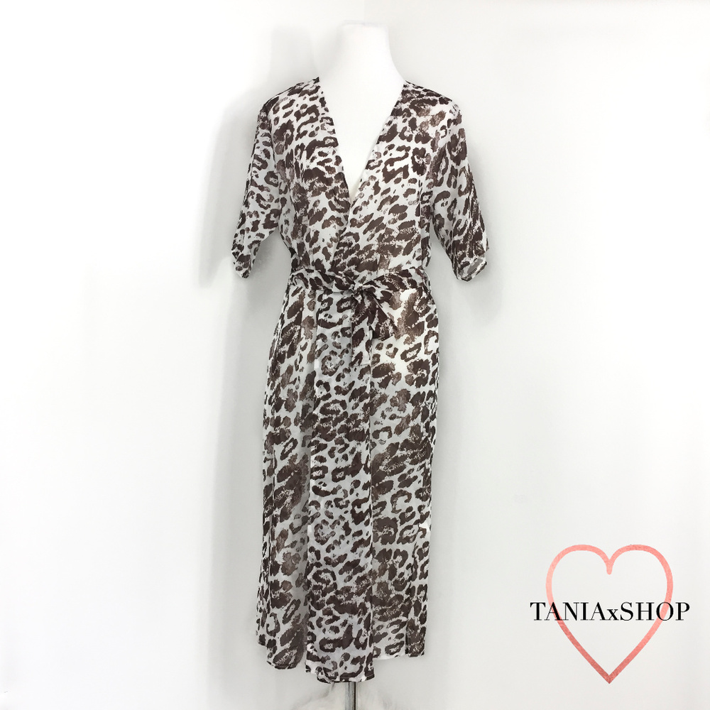 Leopard Kimono Duster - Picture 3 of 7